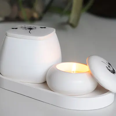 Dandelion Dreams Ceramic Vanity Set primary image