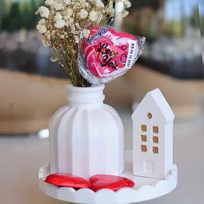 Heart & Home Scalloped Decorative Trio primary image