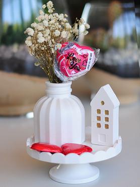 Heart & Home Scalloped Decorative Trio