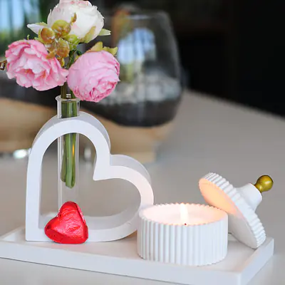 Amour Ribbed & Heart Sanctuary Set primary image