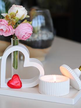 Amour Ribbed & Heart Sanctuary Set