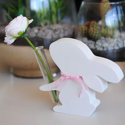 Meadow Bloom Rabbit Bud Vase primary image