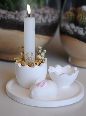 Speckled Shell & Hop Candle Tray