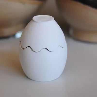 Shell Nesting Egg Candle Jar primary image