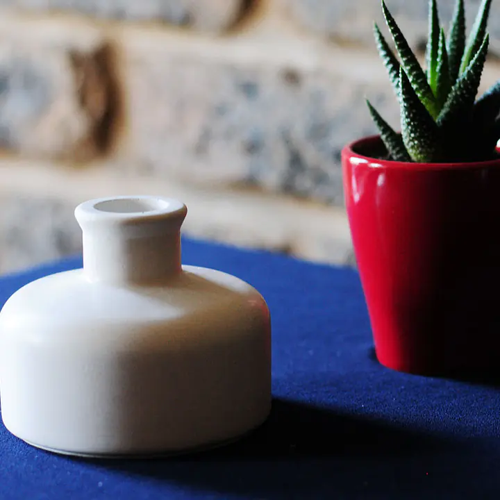 The Alabaster Disc Bud Vase - Master