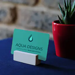 Minimalist Gypsum Card Holder - Master