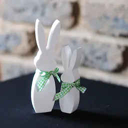 Meadow Pair Minimalist Bunny Duo - Master