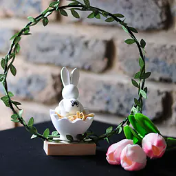 Enchanted Hatchling Bunny Wreath Display - Master