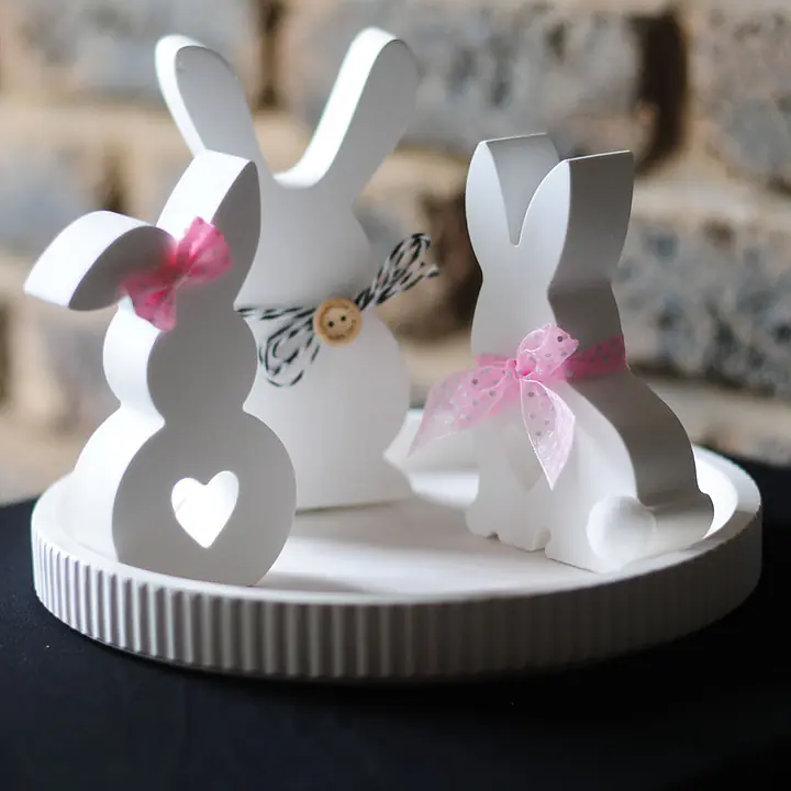 Meadow Gathering Artisan Bunny Trio - Master