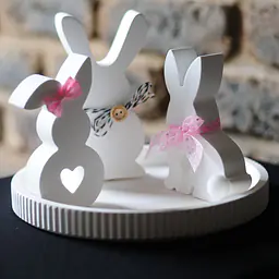 Meadow Gathering Artisan Bunny Trio - Master