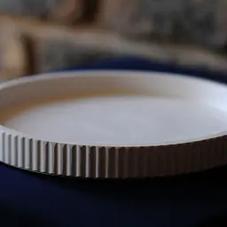 Large Ribbed Round Tray - Master