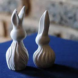 Standing Ribbed Bunny Set - Master