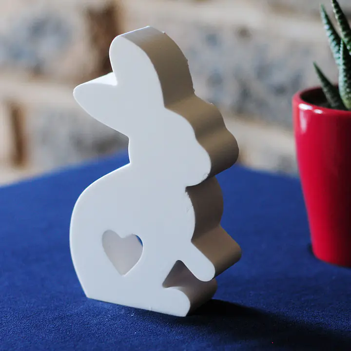 Sitting Bunny Ears to Left - Master