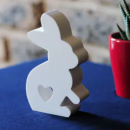 Sitting Bunny Ears to Left - Master