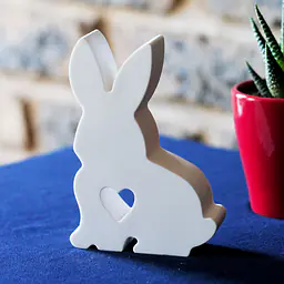 Sitting Bunny Ears Up - Master